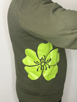 Olive Green Crew Neck Sweatshirt
